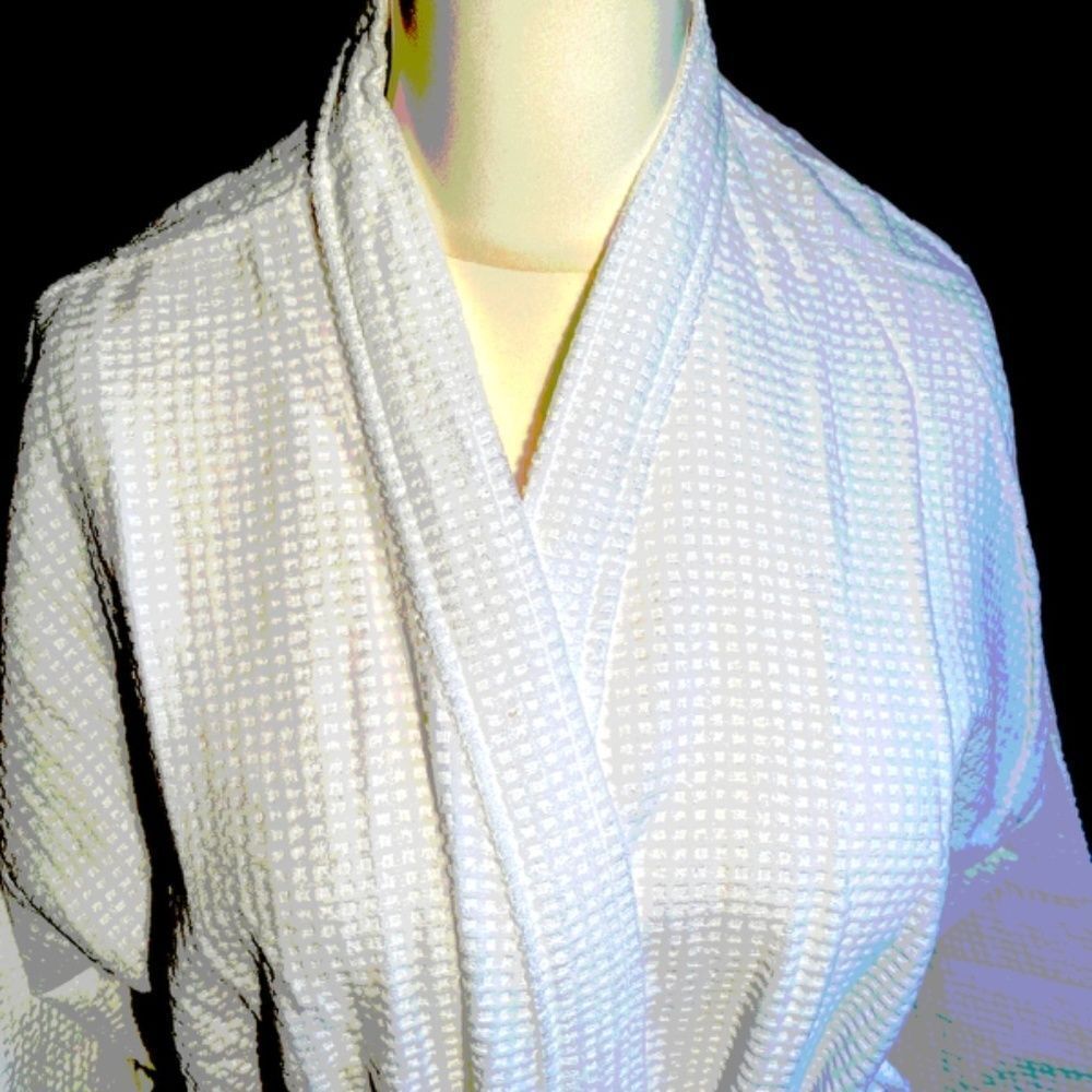 Spa Kimono by Imperial Textured Terry Robe with Belt OS NWT
